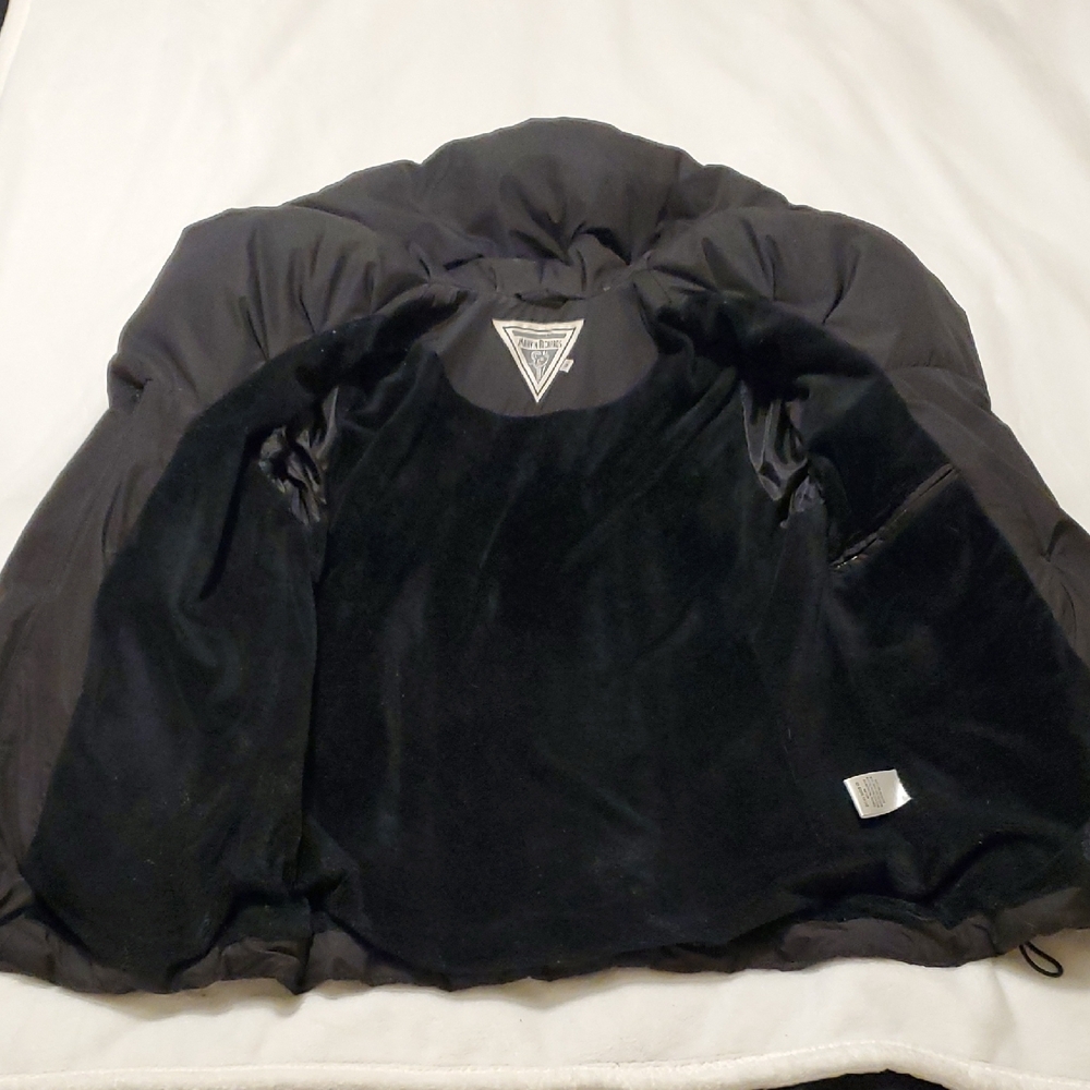 Marvin Richards Black Hooded Puffer Down Jacket - Picture 3 of 13
